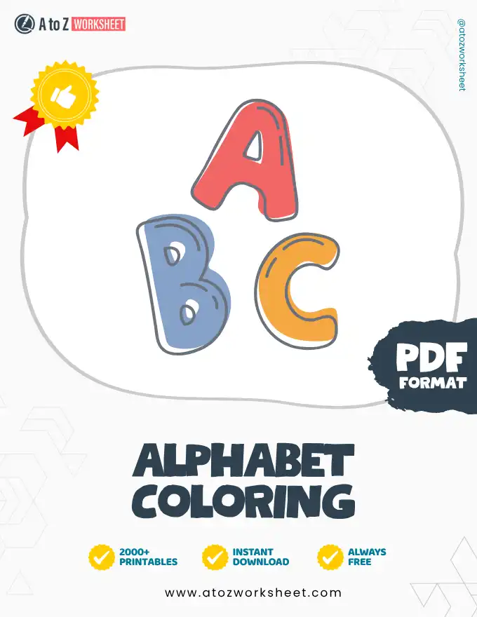 Alphabet Coloring Pages