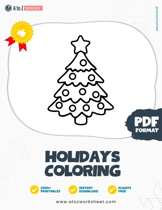 Holidays Coloring Pages