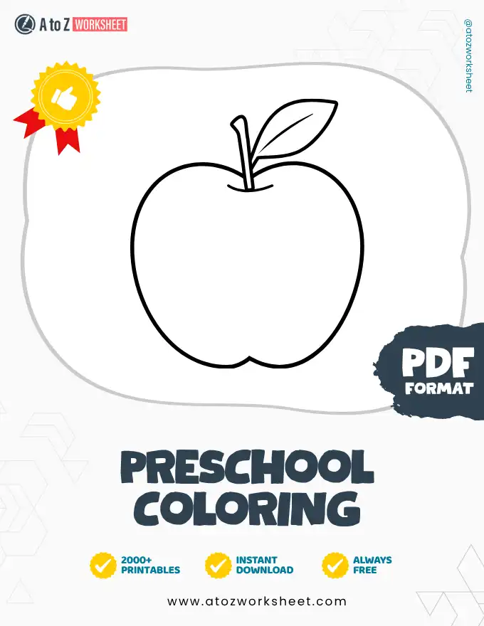 Preschool Coloring Pages