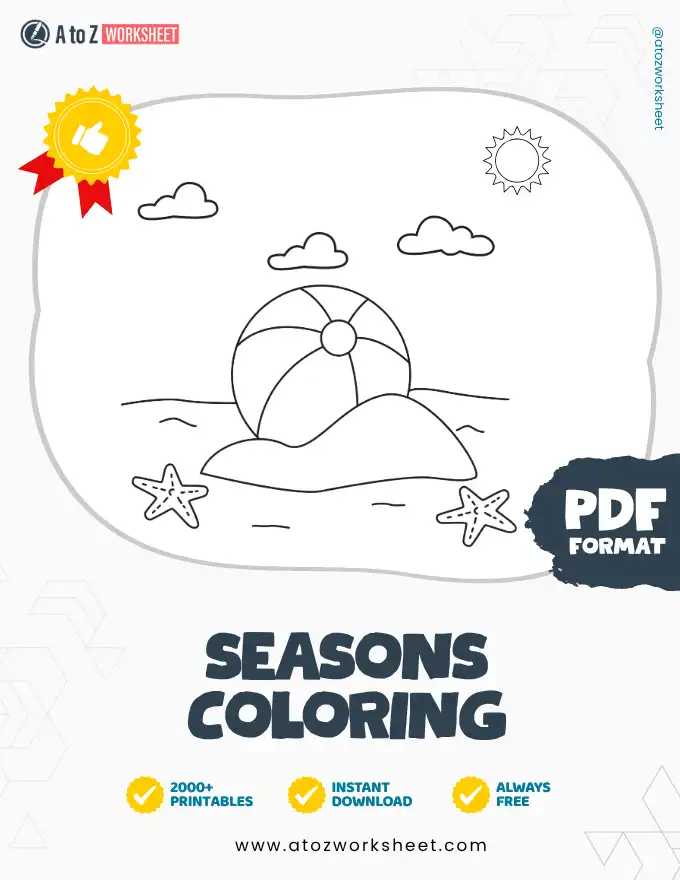 Seasons Coloring Pages