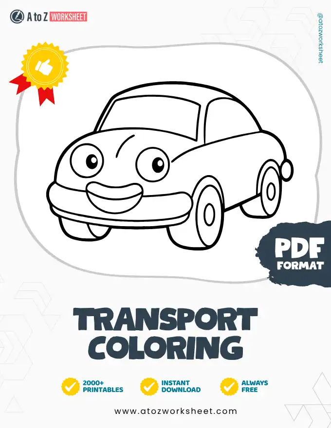 Transport Coloring Pages