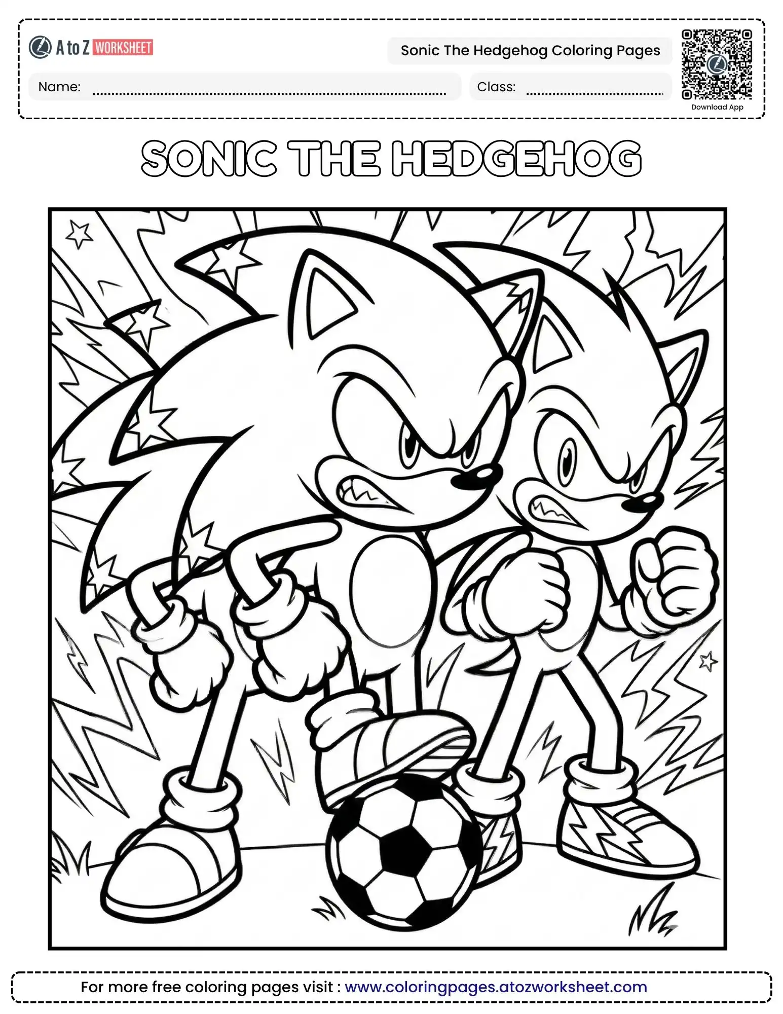 Printable Super Sonic The Hedgehog Coloring Pages For Kids (Free PDF)