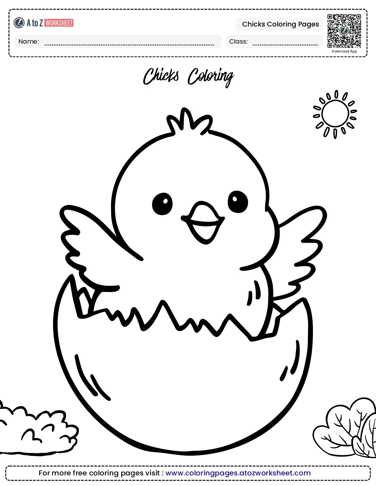 Free Printable Chicks Coloring Pages for Kids 2 chicks coloring pages coloring sheets